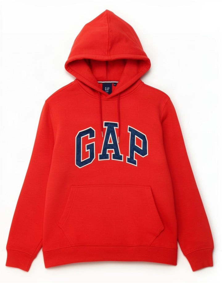 Męski sweter z kapturem Gap Graphic, kolor średni czerwony