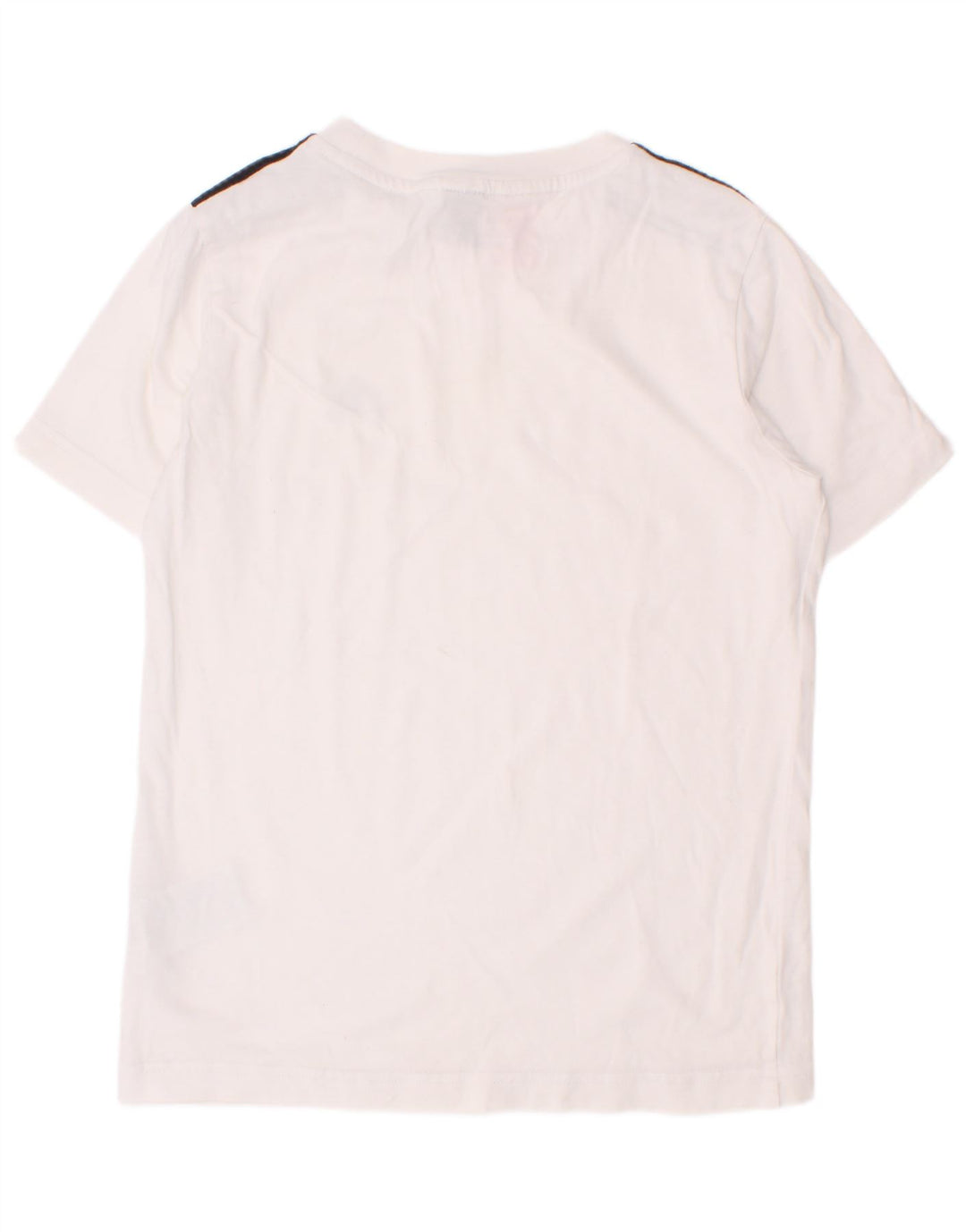 Adidas Boys T-Shirt Top 7-8 Years White Cotton