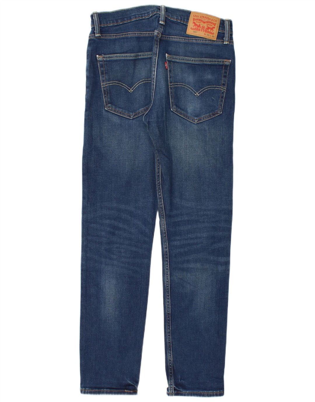 Męskie jeansy Levi's 502 Tapered W30 L30 Niebieskie bawełniane