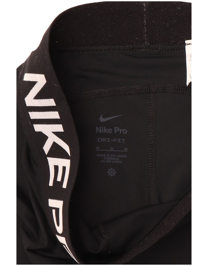 Damskie legginsy Nike Graphic UK 12, średnie czarne
