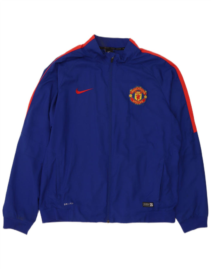 Męska bluza dresowa Nike Manchester United z grafiką XL, niebieska, poliestrowa