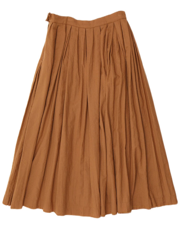Marella Damska rozkloszowana spódnica z wysokim stanem UK 12 Medium W26 Brązowa