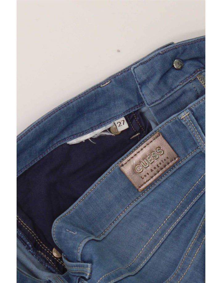 Guess Damskie Obcisłe Dżinsy W27 L28 Niebieskie