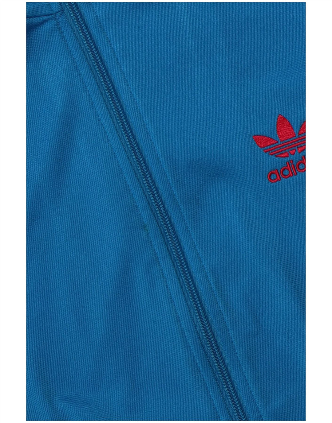 Damska bluza dresowa Adidas z grafiką, EU 36, mała, niebieska, poliester