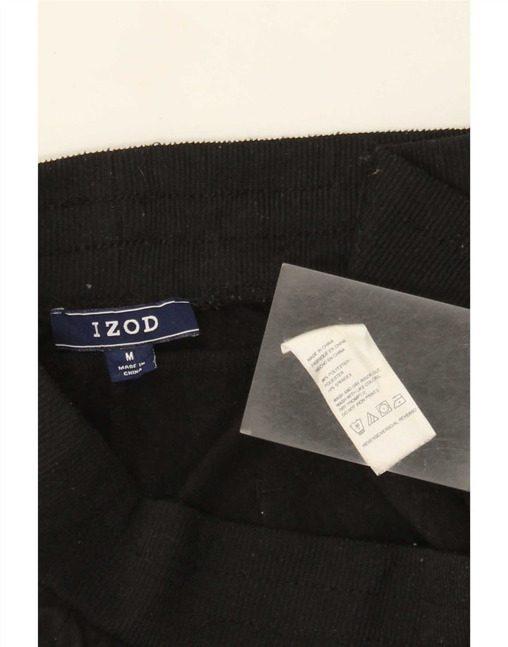 Damskie spodnie dresowe Izod UK 14, średni czarny poliester