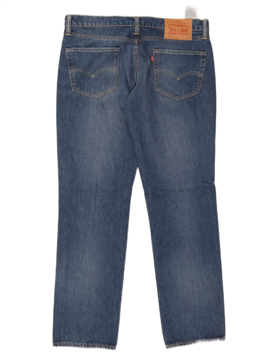 Męskie jeansy Levi's 511 Slim W34 L32 Niebieska bawełna
