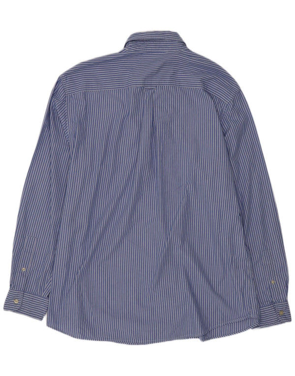 Koszula męska Chaps Easy Care XL, bawełniana w niebieskie paski