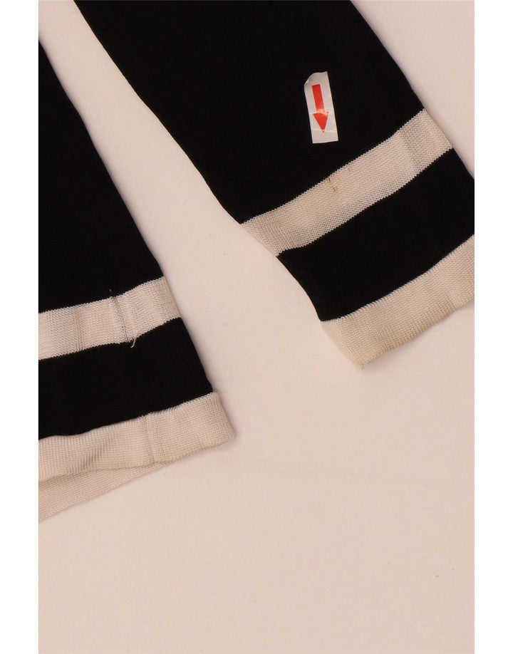 Sweter damski Zara UK 12, średni czarny, wiskozowy blok kolorów