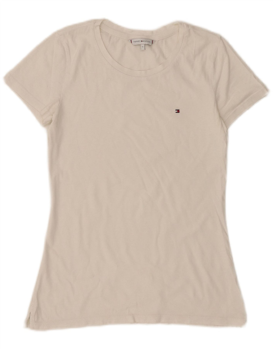 T-shirt damski Tommy Hilfiger Top UK 8 Small White