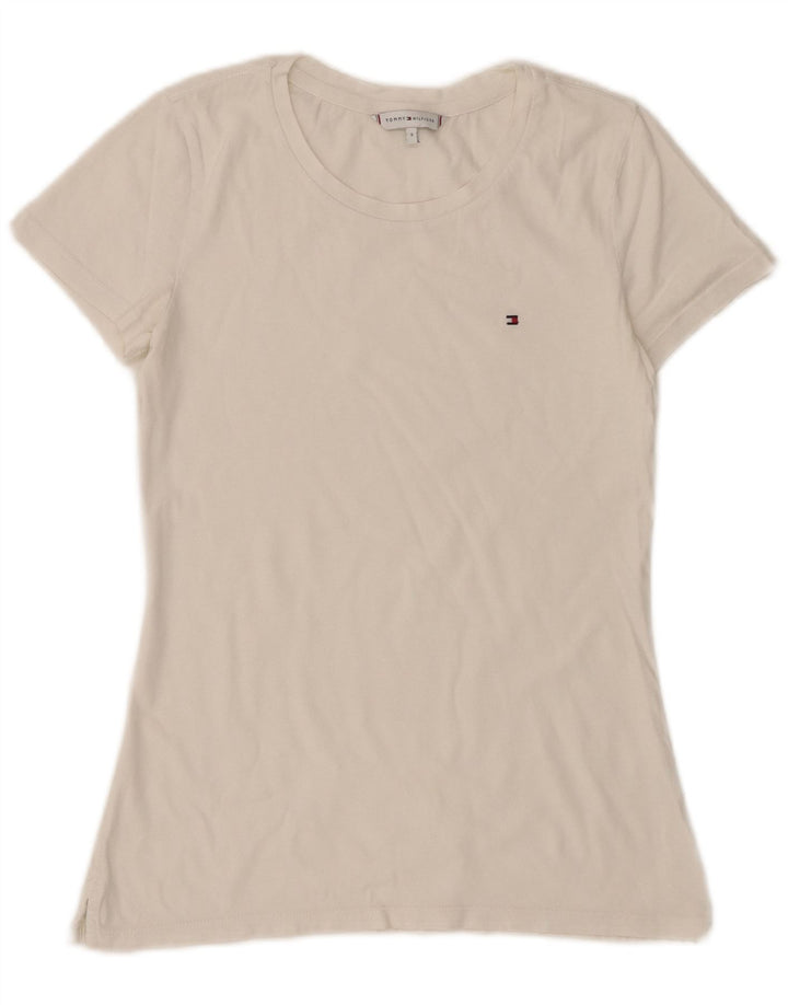 T-shirt damski Tommy Hilfiger Top UK 8 Small White