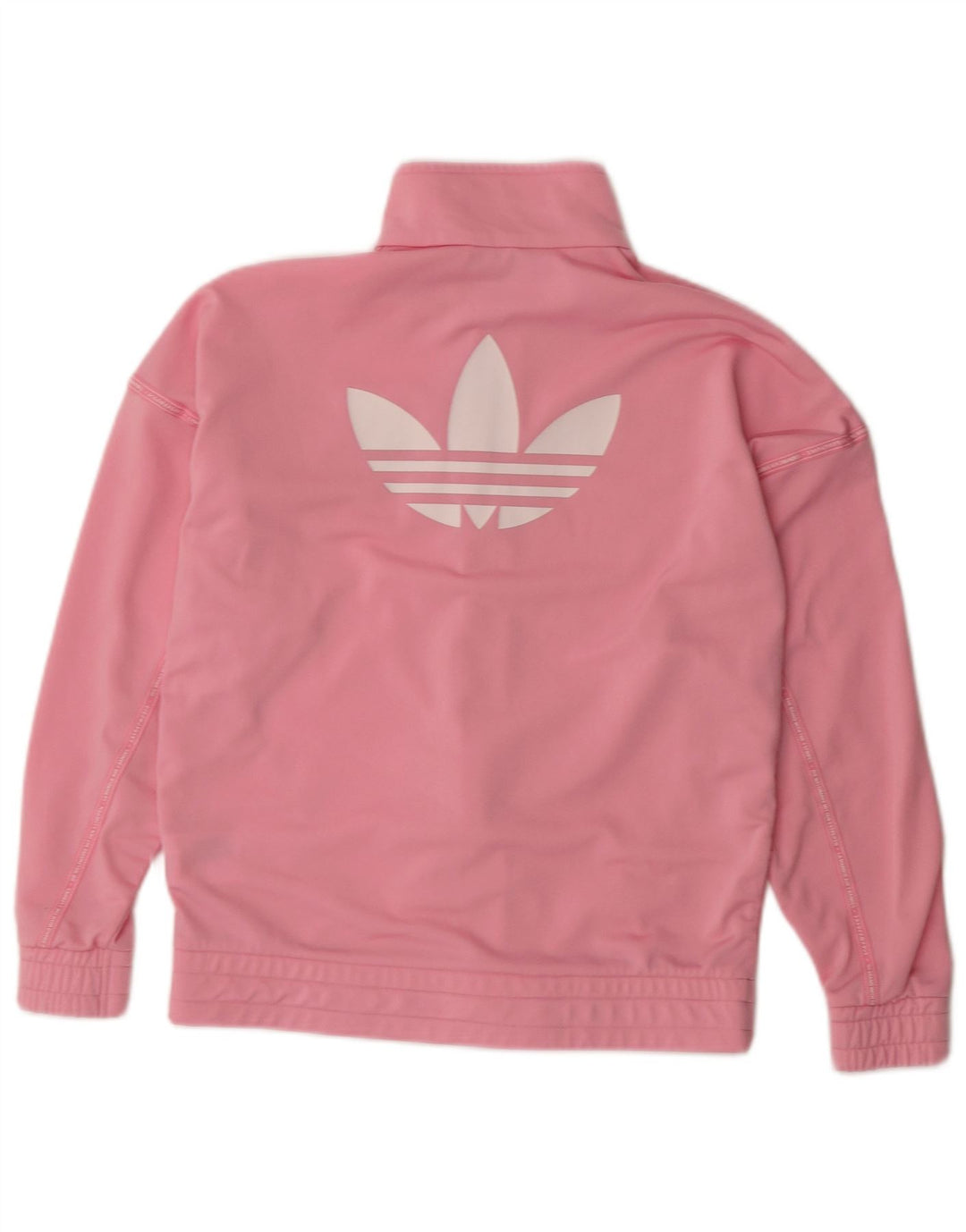 Kurtka dziewczęca Adidas z graficznym dresem, 11-12 lat, różowy poliester