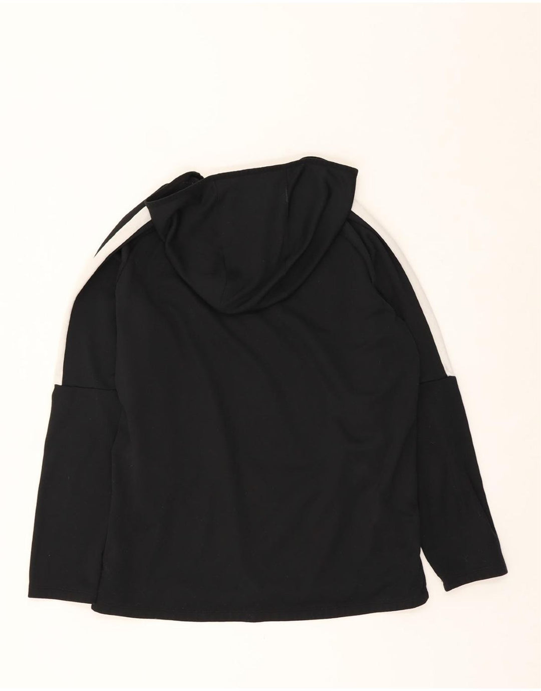 Męski sweter z kapturem NIKE Dri Fit, duży, czarny poliester z blokami kolorów