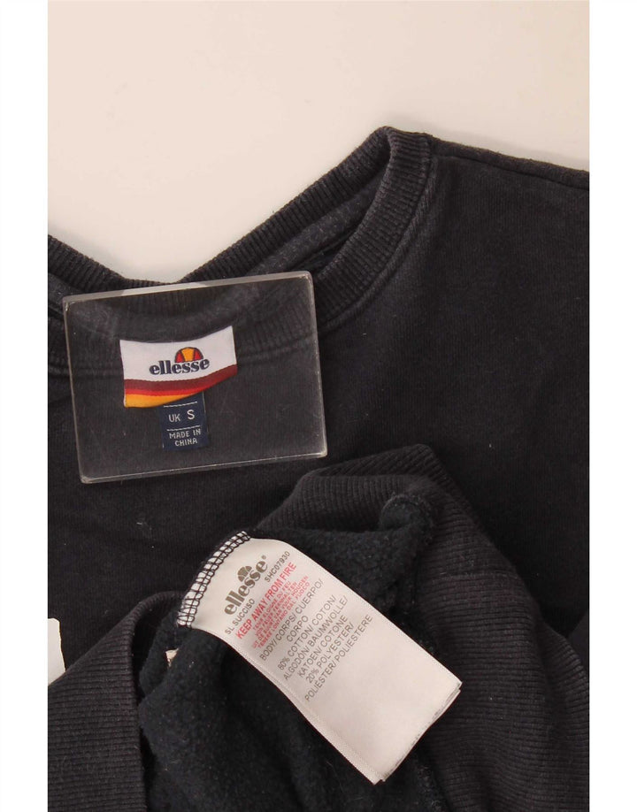 Męska bluza z grafiką Ellesse, mała, granatowa, bawełniana