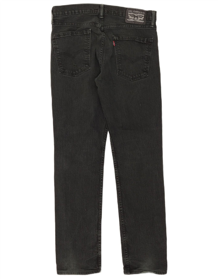 Damskie proste dżinsy Levi's W32 L30 Czarna bawełna
