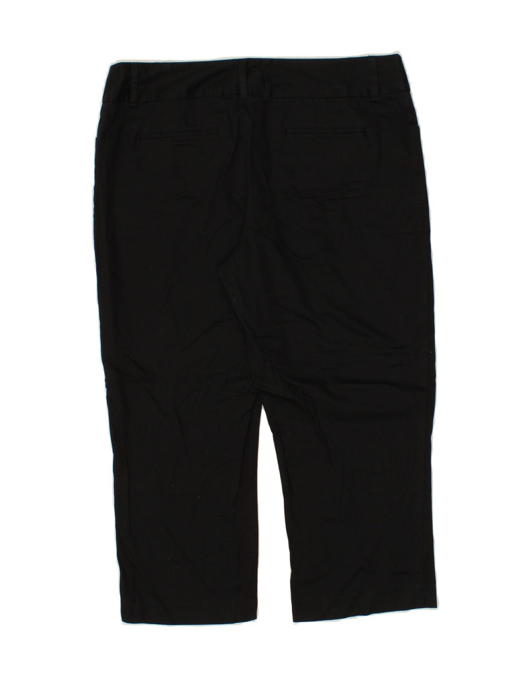 MOSSIMO Womens Stretch Straight Capri Trousers US 12 Large W34 L22 Black Vintage Mossimo and Second-Hand Mossimo from Messina Hembry 
