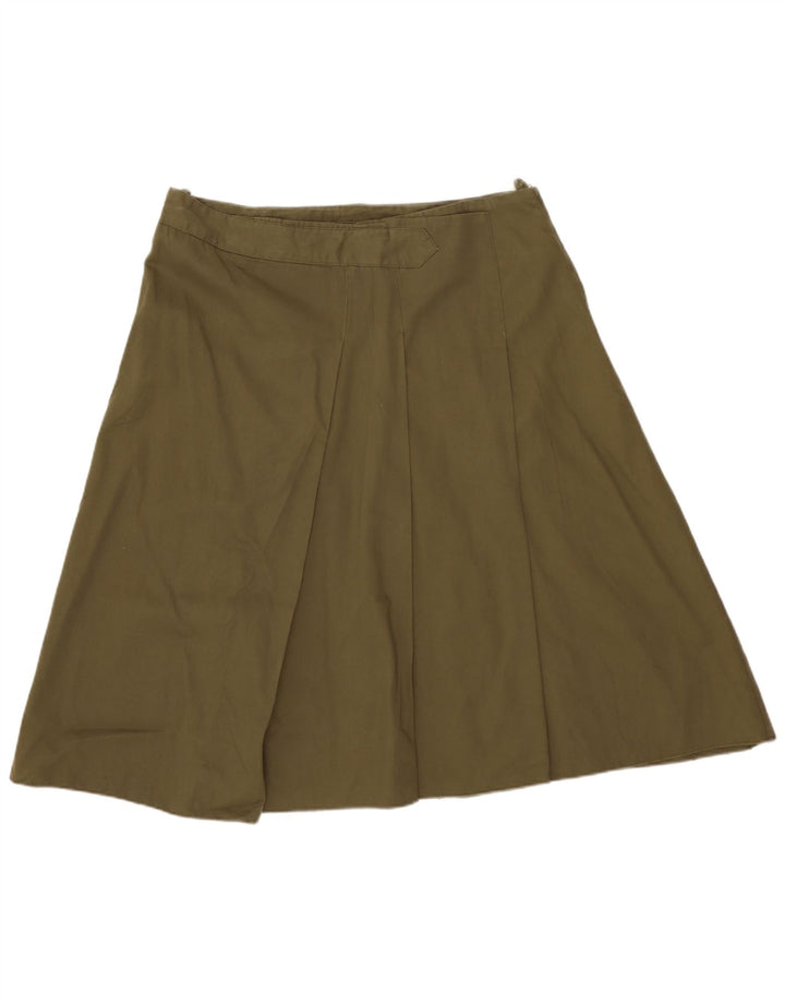 Spódnica damska Benetton w kształcie litery A IT 44 Medium W32 Khaki