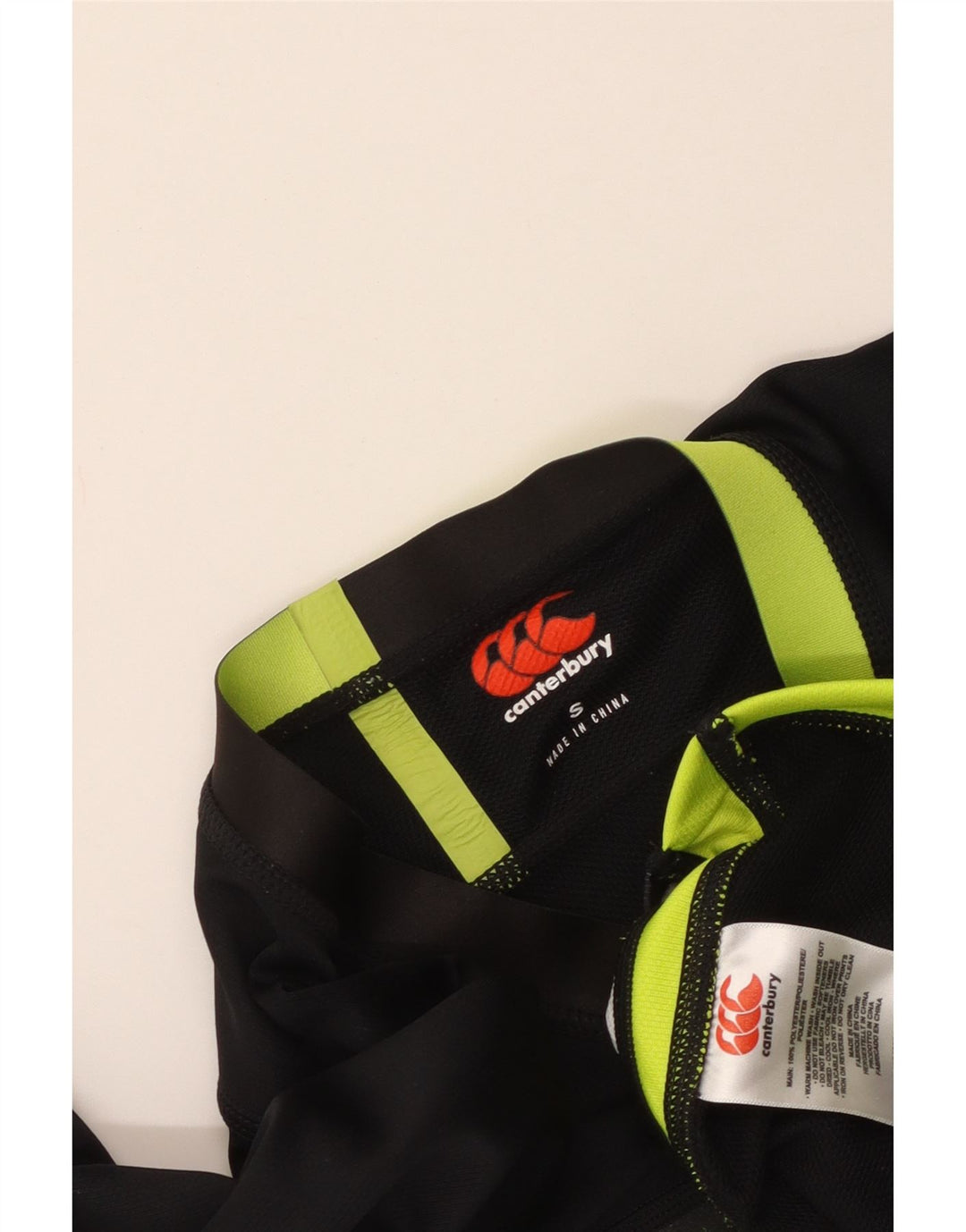 Męski T-shirt z grafiką IRFU Canterbury, mały, czarny, geometryczny poliester