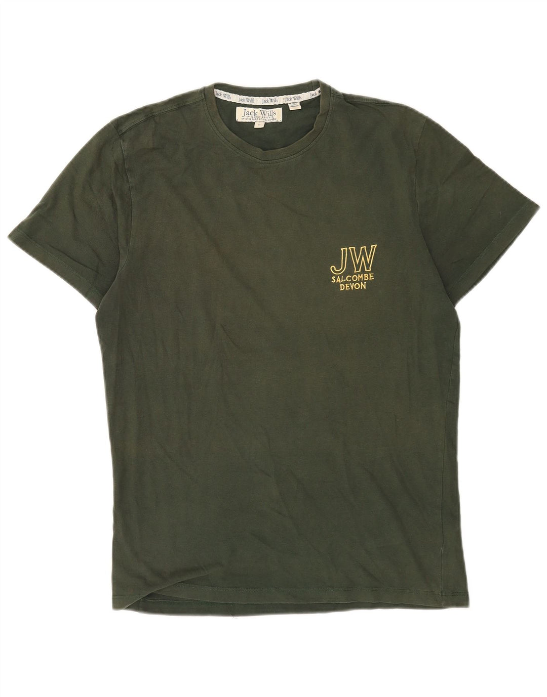 Męska koszulka z grafiką Jack Wills, średnia, bawełniana khaki