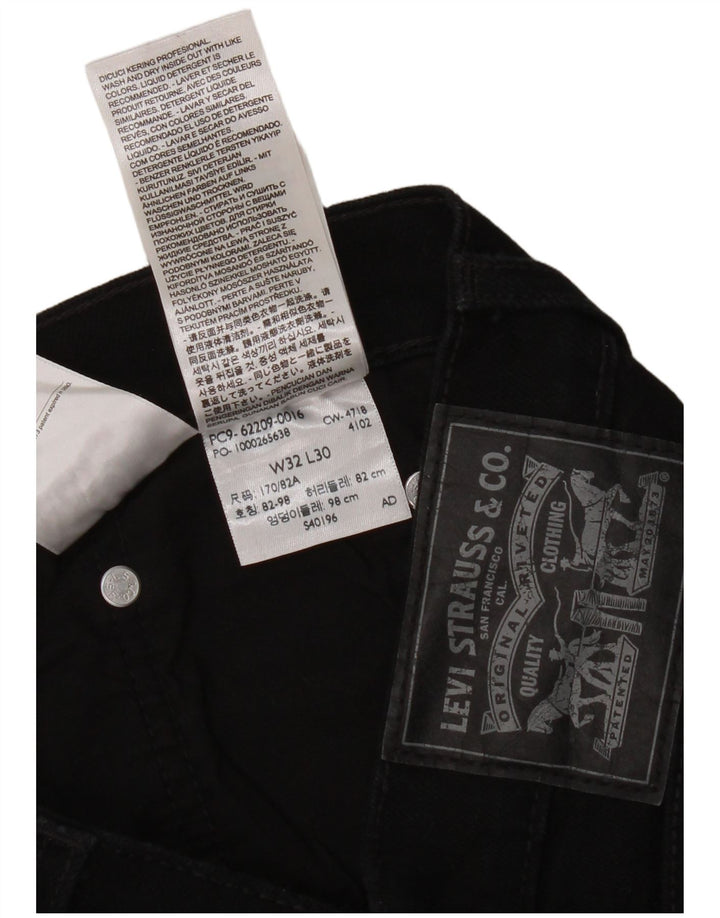 Damskie jeansy Levi's Slim W32 L30 Czarna bawełna