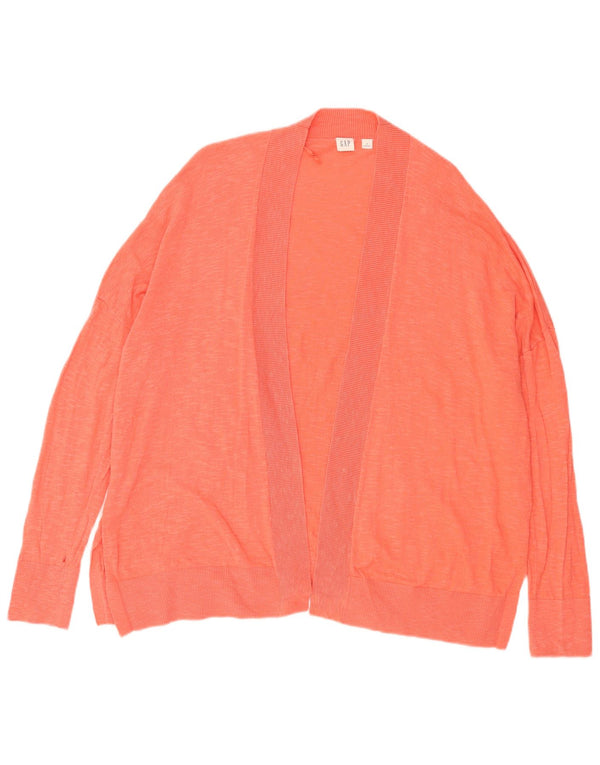Damski sweter oversize Gap z otwartym kardiganem UK 18 XL, pomarańczowy, bawełniany