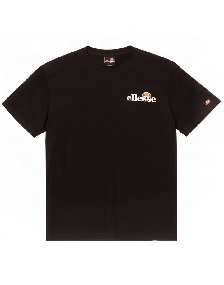 T-shirt męski Ellesse Top, średni czarny, bawełniany