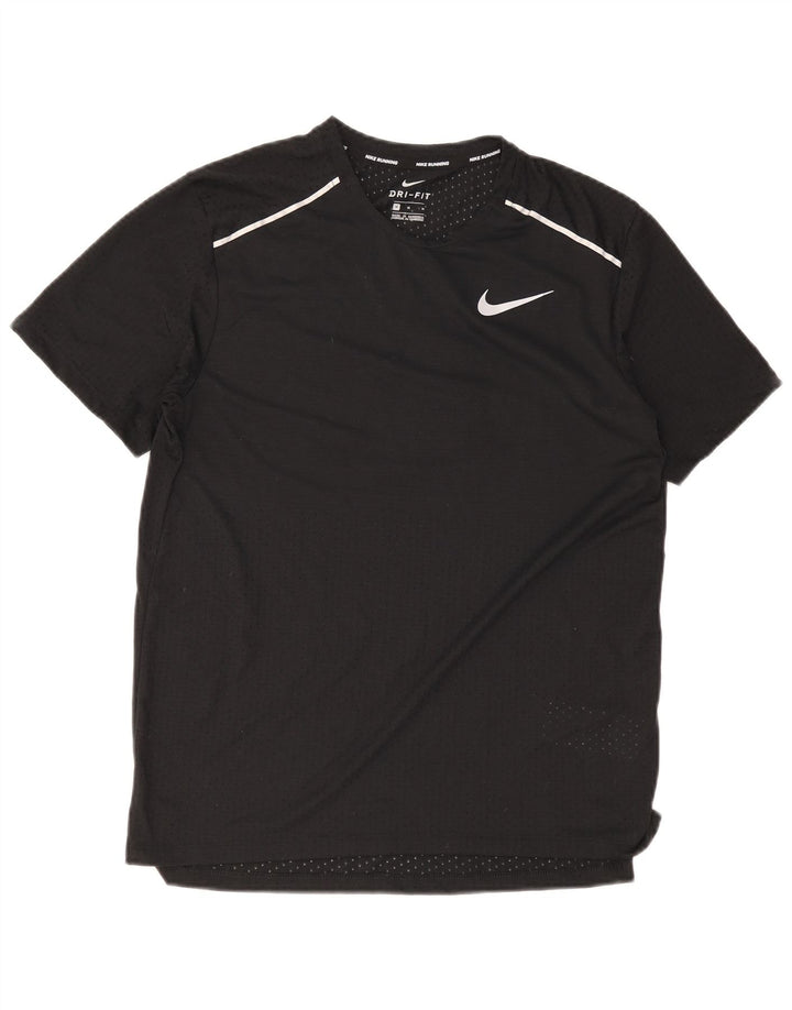 Męska koszulka Nike Dri Fit Top, średni czarny poliester