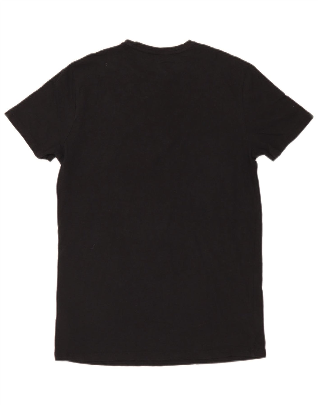 T-shirt męski Diesel, średni czarny, bawełniany