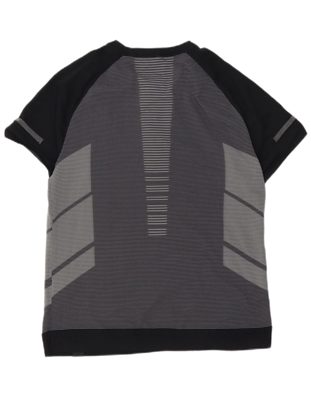 UNDER ARMOUR Męski T-shirt Top XL, czarny, poliestrowy w prążki