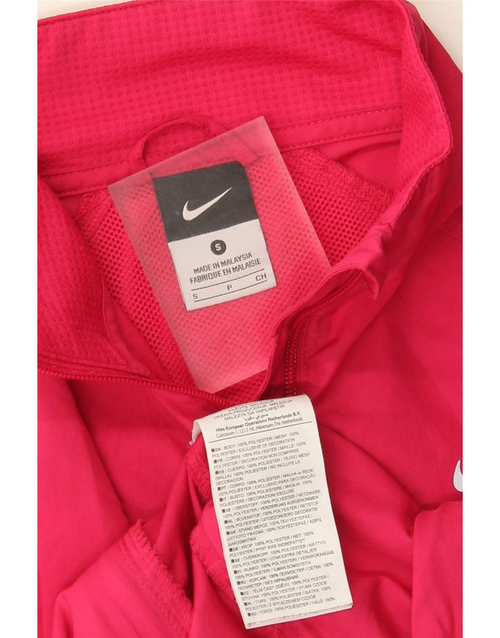 Damska kurtka dresowa NIKE UK 10, mała, czerwona, poliester