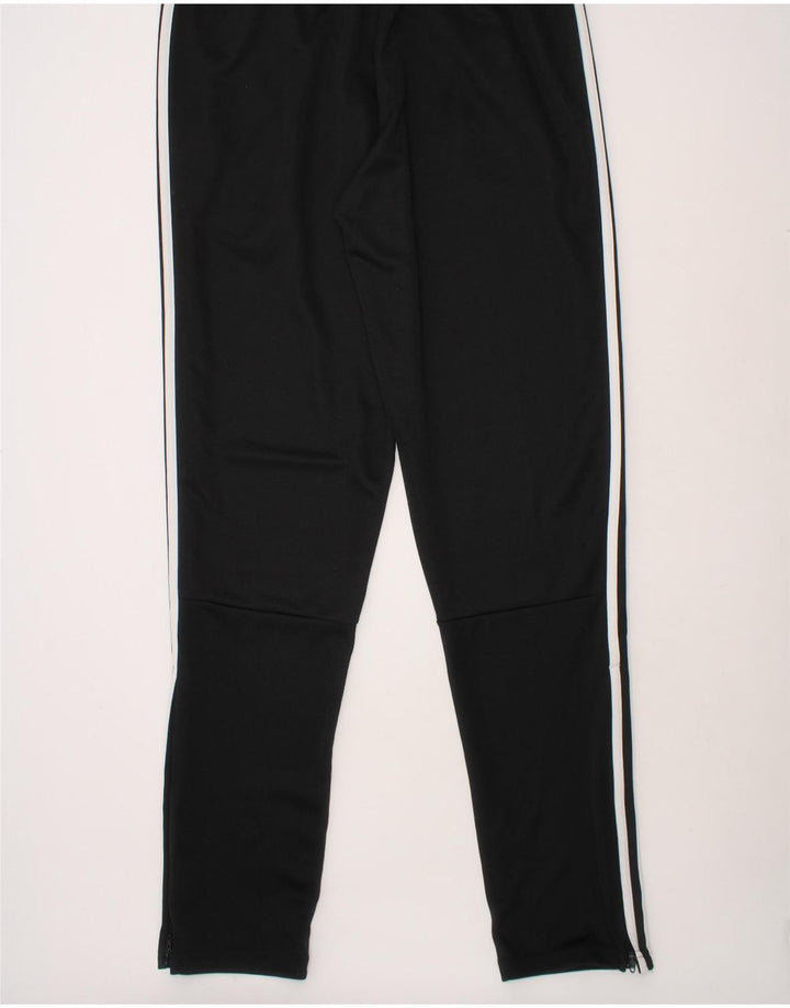 ADIDAS Boys Climacool Tracksuit Trousers 15-16 Years Black Polyester Vintage Adidas and Second-Hand Adidas from Messina Hembry 