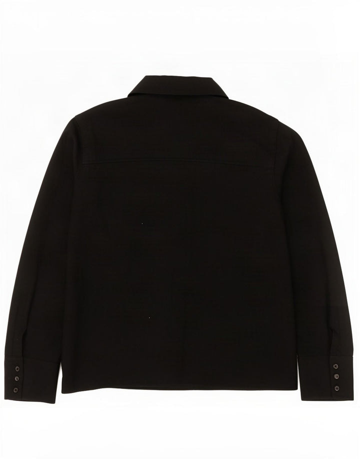 Marks & Spencer Damski sweter oversize UK 14, duża, czarna wiskoza