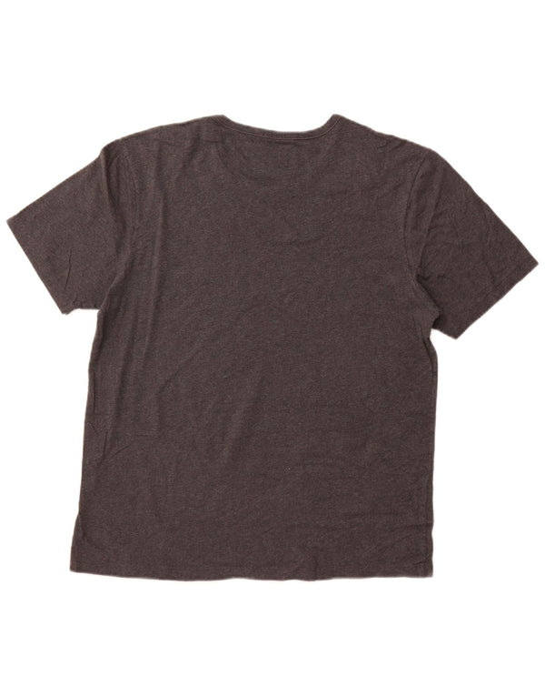 T-shirt damski HUGO BOSS Top UK 16, duży, szary, bawełniany