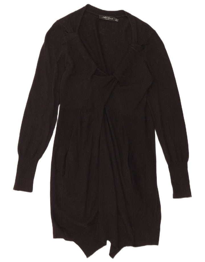 Damska sukienka sweterkowa All Saints UK 10 Small, czarna, wełniana