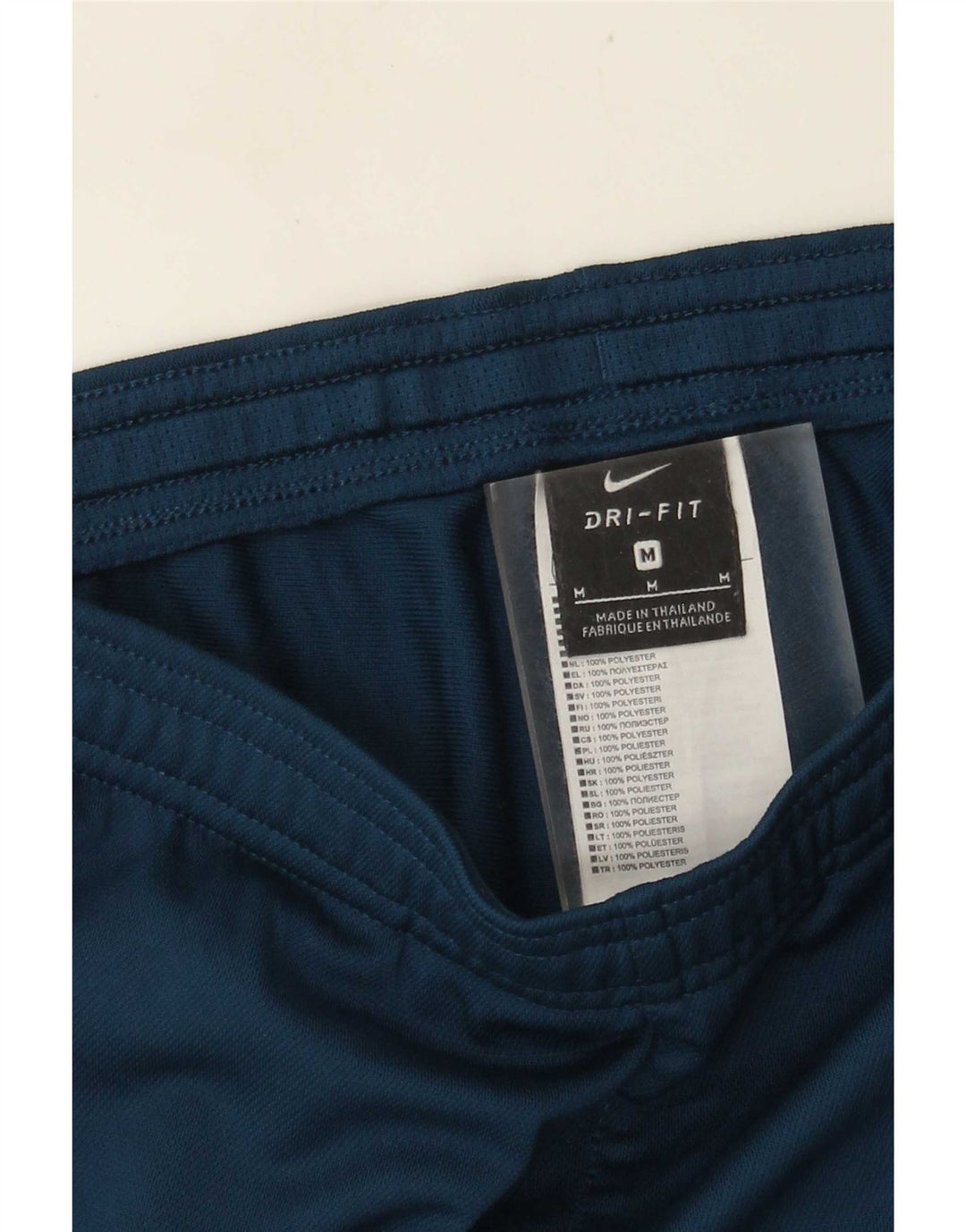 Męskie spodnie dresowe NIKE Dri Fit, poliester w kolorze średniego błękitu