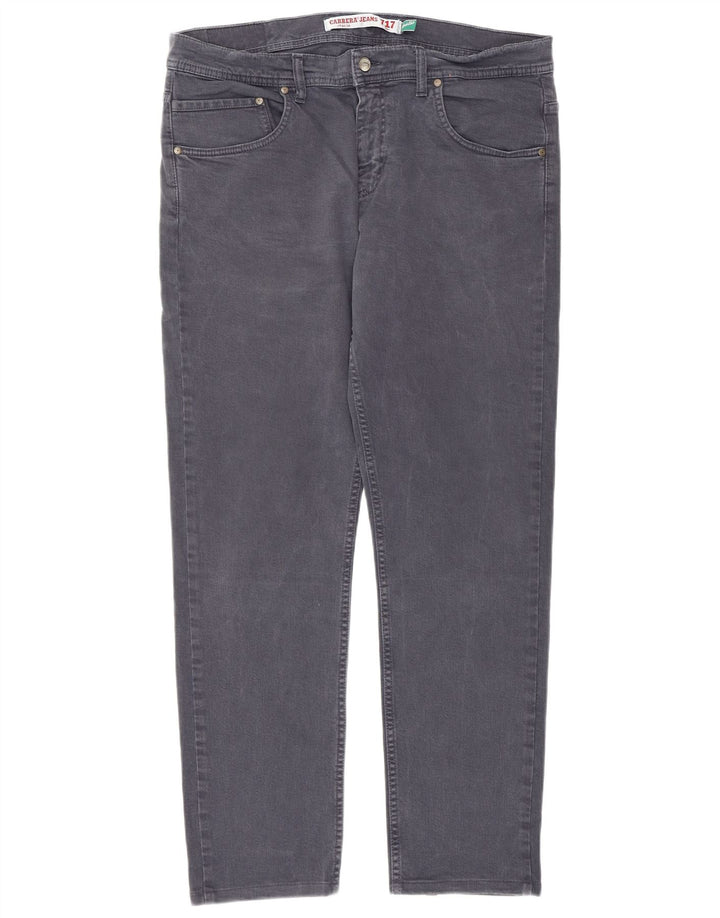 Carrera Męskie 717 Slim Jeans W36 L30 Szara bawełna