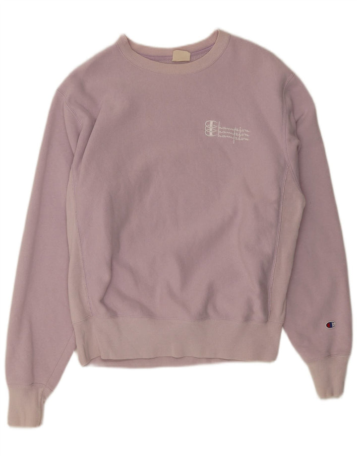 Damski sweter oversize Champion UK 14, średni fiolet, bawełna