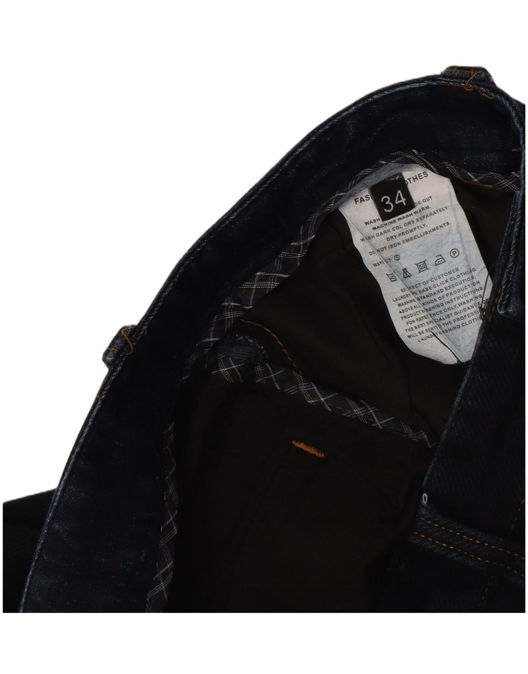 Męskie jeansy Capri Tommy Hilfiger W34 L22 granatowe