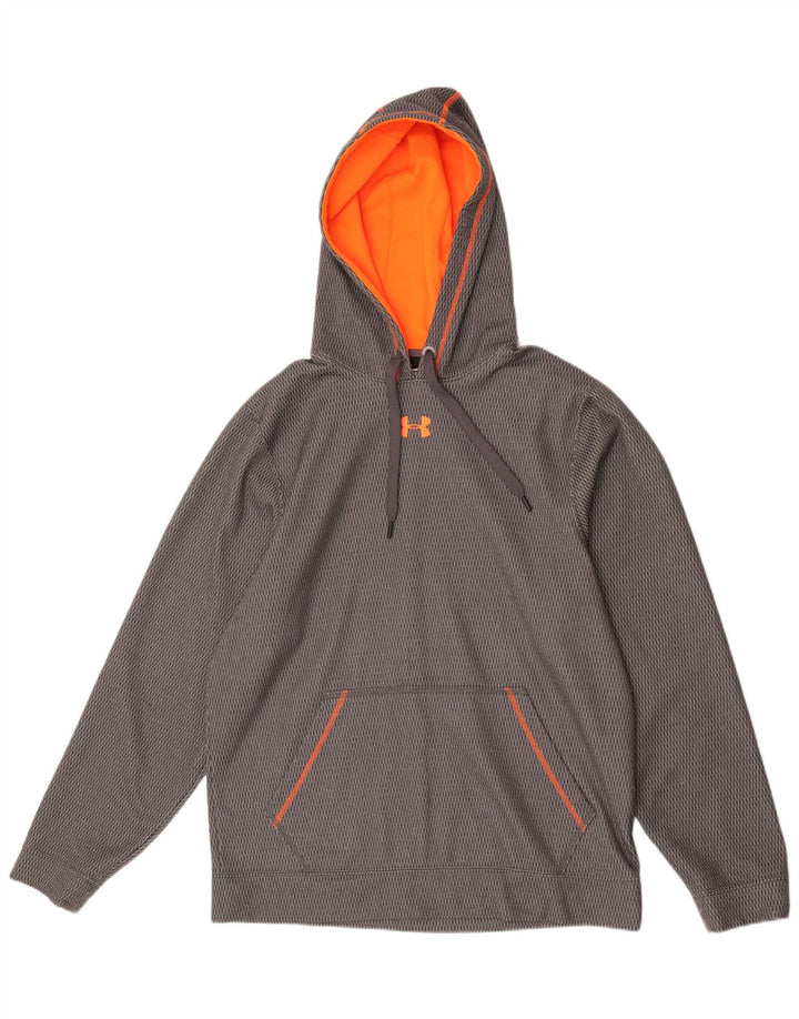 Męski sweter z kapturem Under Armour, średnioszary, poliestrowy