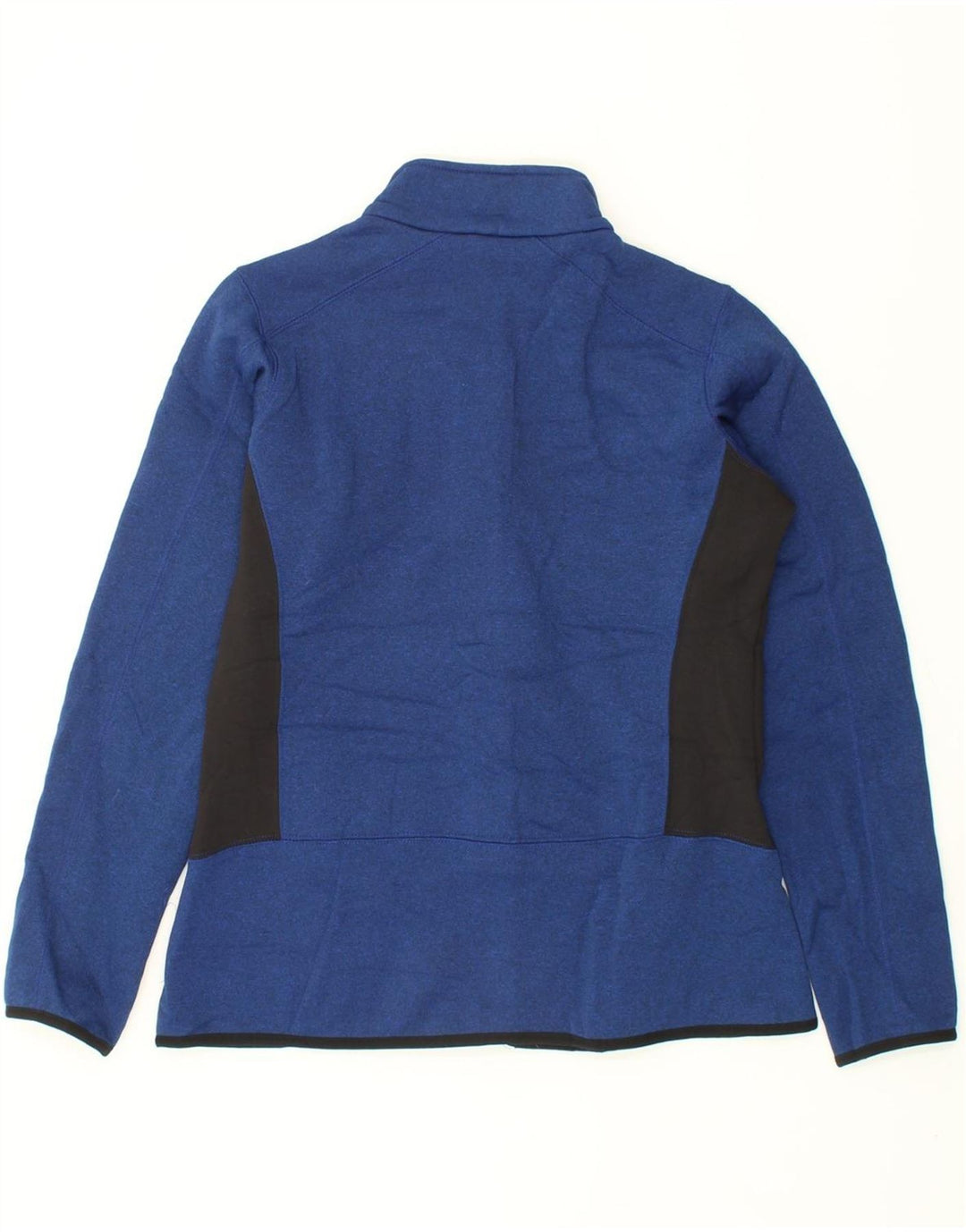 EDDIE BAUER Womens Tracksuit Top Jacket UK 16 Large Blue Colourblock Vintage Eddie Bauer and Second-Hand Eddie Bauer from Messina Hembry 