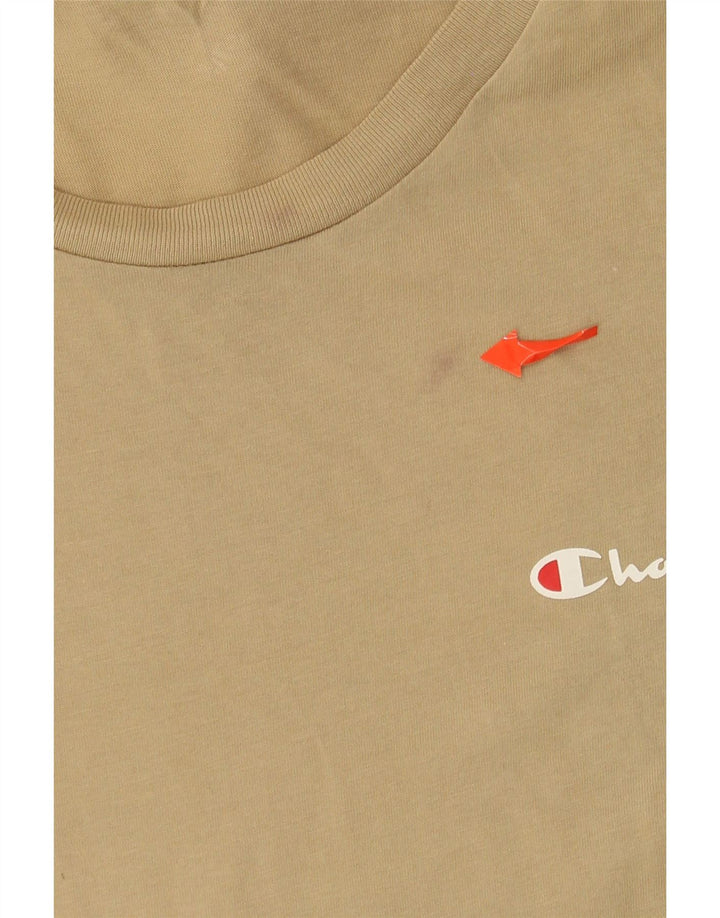 Koszulka damska CHAMPION Top UK 16, duża, beżowa