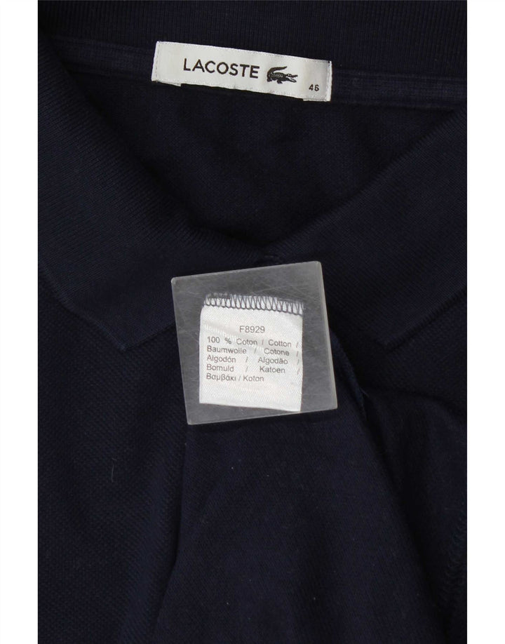Damska koszulka polo Lacoste, rozmiar 46 XL, granatowa, bawełniana