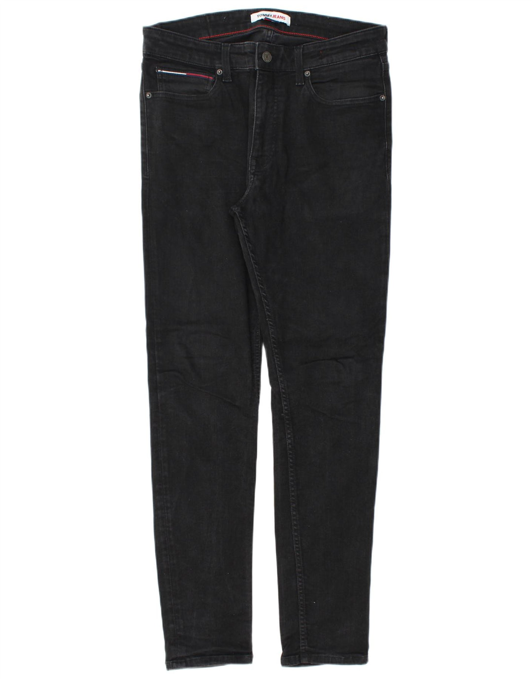 Męskie jeansy slim fit Tommy Hilfiger W32 L32 Czarne bawełniane