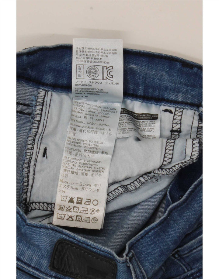 Damskie jeansy Levi's Skinny W28 L30 Niebieskie bawełniane
