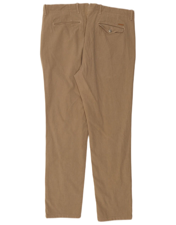 Spodnie Chino MASSIMO DUTTI Męskie Slim Fit EU 46 XL W36 L30 Beżowa Bawełna