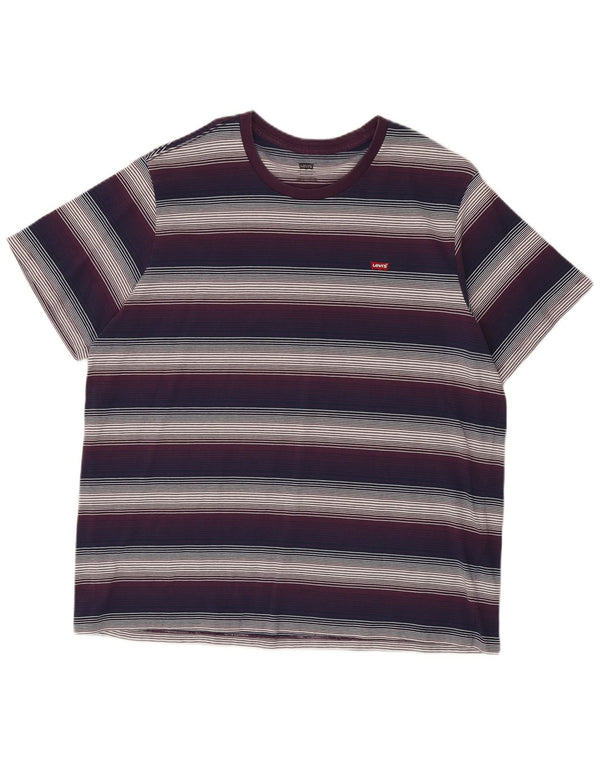 Męska koszulka standardowa Levi's Top XL, wielobarwna, bawełniana w paski