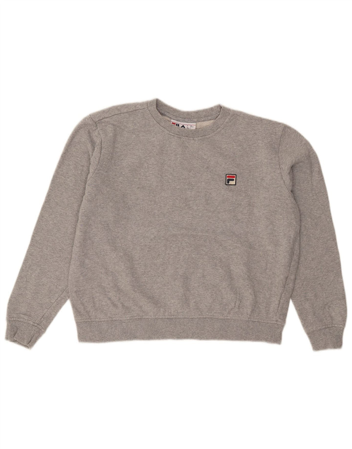 Bluza damska Fila Sweter UK 16, duża, szara bawełna
