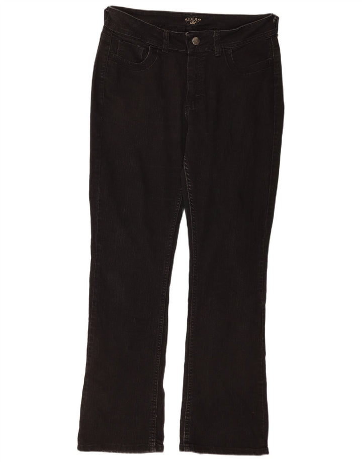 Damskie jeansy Lee Riders Bootcut US 12 Large W32 L21 Czarna bawełna
