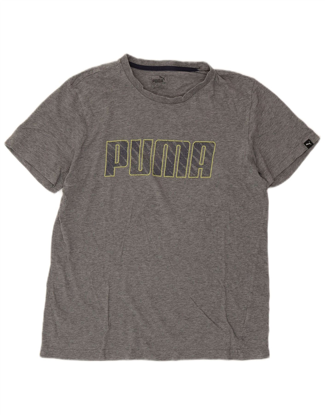 Męski T-shirt z grafiką PUMA, duży, szary