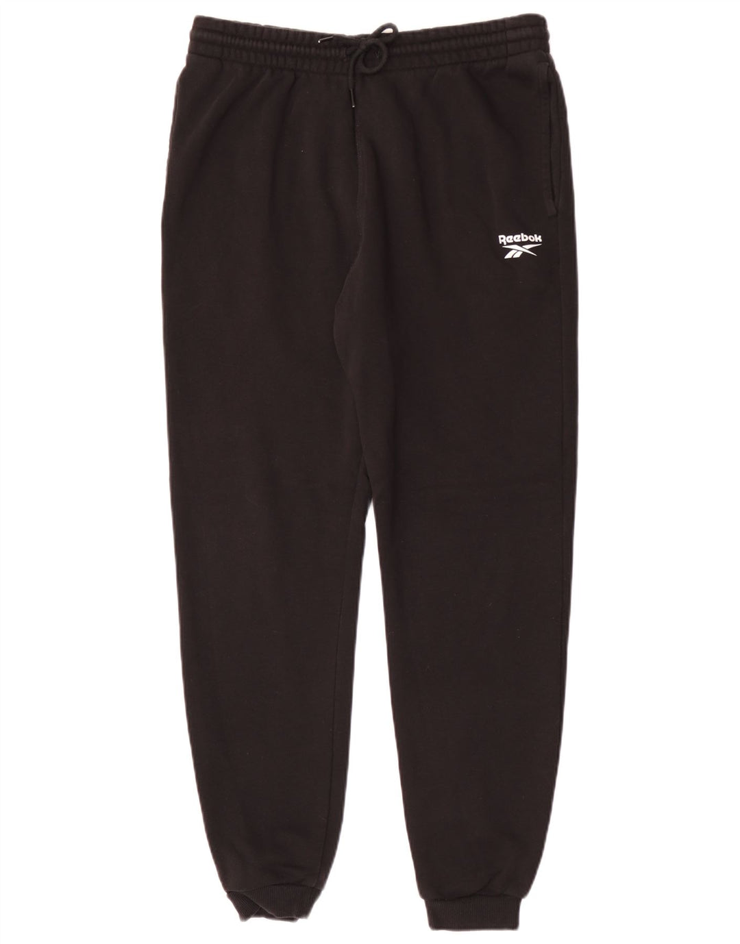 Męskie spodnie dresowe Reebok Joggers, średnia czarna bawełna