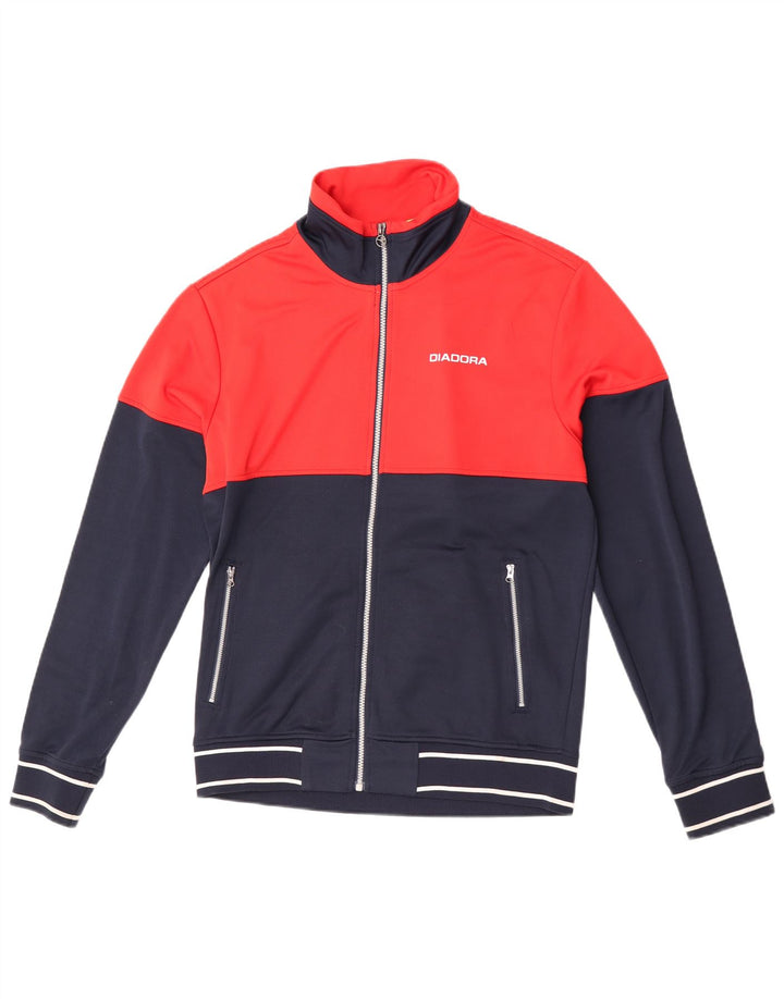Damska kurtka dresowa Diadora UK 18 XL, poliester w kolorze czerwonym